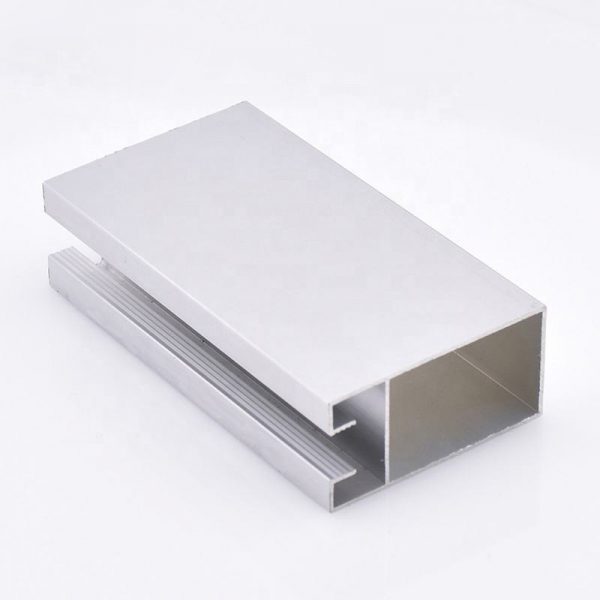 anodized silver aluminum profile