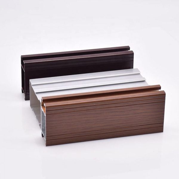 wooden grain aluminum profile