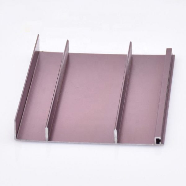 anodized purple rose gold aluminum alloy profile